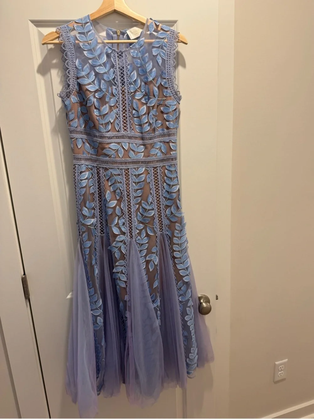 Bronx and Banco Violet Flared Midi Dress - Picture 2 of 5